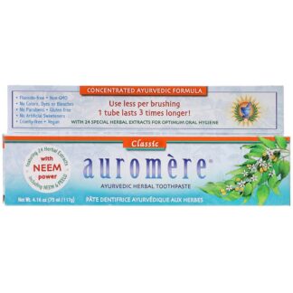 Auromere Herbal Toothpaste Original Licorice -- 4.16 oz
