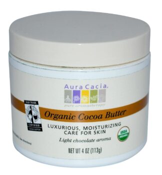 Aura Cacia Organic Cocoa Butter – 4 oz