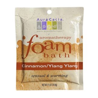 Aura Cacia Cinnamon/Ylang Ylang, Foam Bath, 2.5 oz. pouch