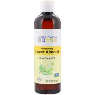Aura Cacia Natural Skin Care Sweet Almond Oil -- 16 fl oz
