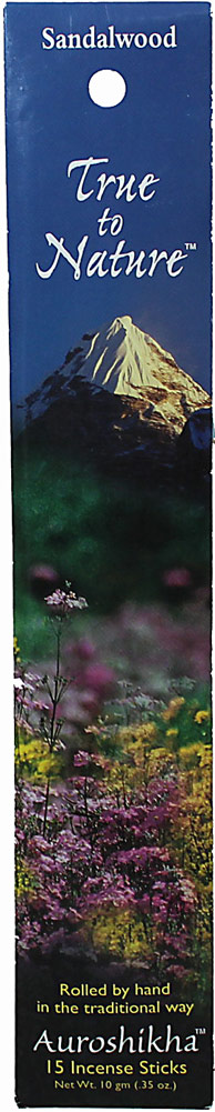 Auroshikha True to Nature Incense African Violet -- 16 sticks