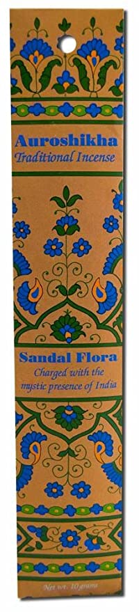 Auroshikha Sandal Flora Traditional Incense -- 10 g