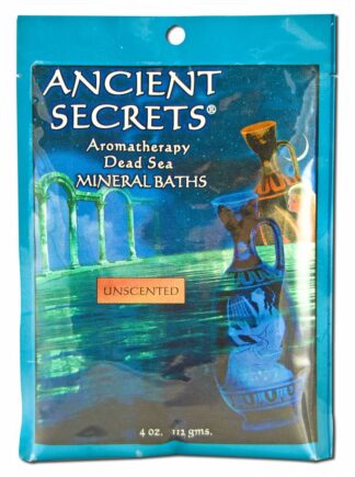 Ancient Secrets Unscented Aromatherapy Dead Sea Mineral Bath 4oz