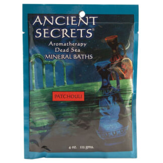 Ancient Secrets Patchouli Aromatherapy Dead Sea Mineral Bath 4 oz pck