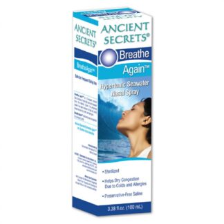 Ancient Secrets Breathe Again Nasal Spray -- 3.38 fl oz