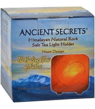 Ancient Secrets - Rock Salt Tea Light Holder - Heart