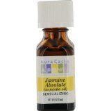 Aura Cacia Precious Essentials Oil Jasmine Absolute with Jojoba -- .5 fl oz
