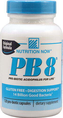 Nutrition Now PB 8 Pro-Biotic Acidophilus -- 120 capsules GELATIN