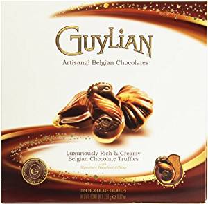 Guylian 22 Piece Artisinal Seashell Truffles with Hazelnut Filling -- 8.8 oz