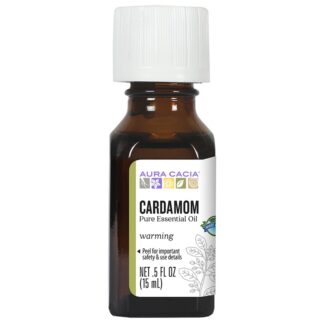 Aura Cacia Cardamon Seed Essential Oil -- 0.5 oz