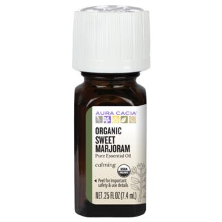 Aura Cacia Marjoram (Sweet), Essential Oil, CERTIFIED ORGANIC
