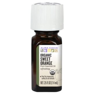 Aura Cacia Orange (Sweet), Essential Oil, CERTIFIED ORGANIC