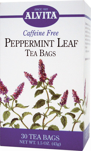 Alvita Peppermint Leaf Tea -- 30 Tea Bags