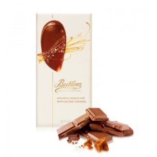 Butlers Irish Chocolates 40% Milk Chocolate with Salted Caramel Bar -- 100g