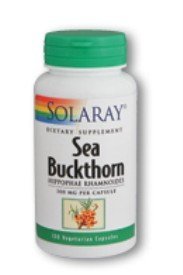 Solaray Sea Buckthorn 600 mg – 100 Vegetarian Capsules