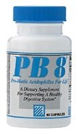 Nutrition Now PB 8 Pro-Biotic Acidophilus -- 60 capsules GELATIN