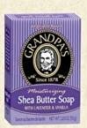 Grandpa's Shea Butter Soap with Lavender and Vanilla -- 3.25 oz