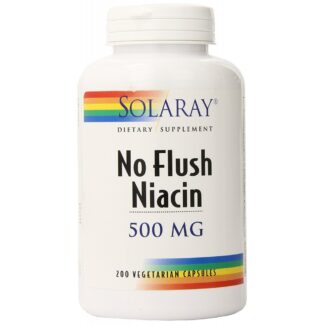Solaray Niacin No Flush 500mg -- 200 Vegetarian Capsules