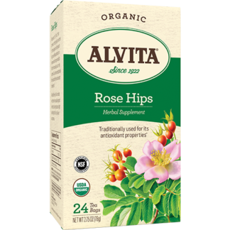 Alvita Organic Rose Hips Tea -- 30 Tea Bags