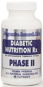 Progressive Research Labs Diabetic Nutrition Rx Phase II 90 Caps