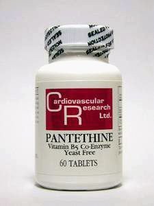 Cardiovascular Research Pantethine Vitamin B5 165 mg -- 60 Tablets
