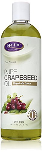 Life-Flo Organic Coldpressed Grapeseed Oil -- 16 oz