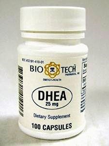 Bio-Tech Pharmacal DHEA 25mg -- 100 Capsules