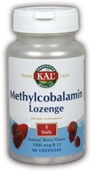 KAL Methylcobalamin Lozenge Berry 1,000 mg -- 60 Lozenges