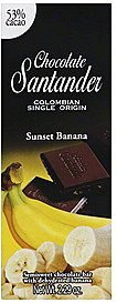 Chocolate Santander Sunset Banana 53% Bar -- 70g