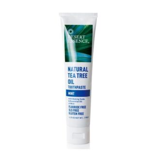 Desert Essence Tea Tree Oil Toothpaste Wintergreen with Neem – 6.25 oz