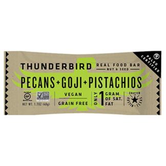 Thunderbird Bar Pecans Goji Pistachios Nut & Seed Bar -- 1 Bar