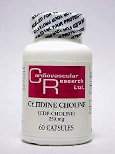 Cardiovascular Research CDP Cytidine Choline 250 mg -- 60 Capsules