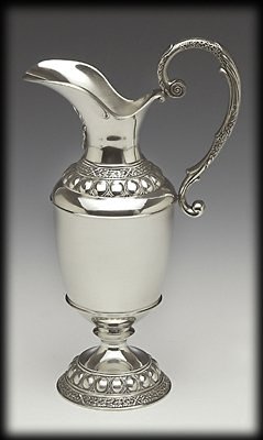 Mullingar Pewter Plain Wine Carafe (11" HIGH)