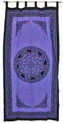 Celtic Knot Mandala Curtain (Purple) - 44"X88"