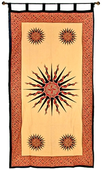 Celtic Sun Curtain - 44"X88"