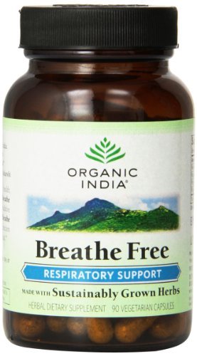 Organic India Breathe Free -- 90 Vegetarian Capsules