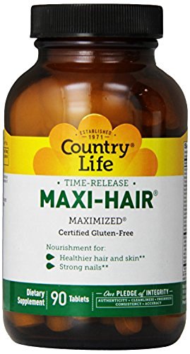 Country Life Maxi-Hair Maximized -- 90 Tablets