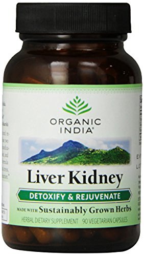 Organic India Liver Kidney Detoxify and Rejuvenate -- 90 Vegetarian Capsules