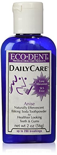 Eco-Dent Daily Care Baking Soda Toothpowders Anise -- 2 oz. (56g)