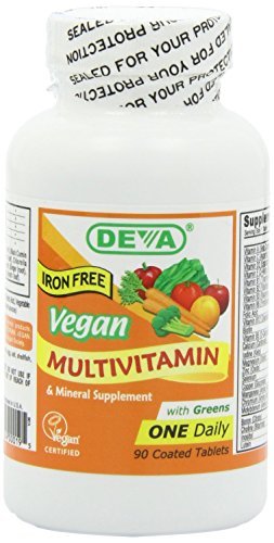 DEVA Vegan Multivitamin & Mineral Supplement -- 90 Tablets
