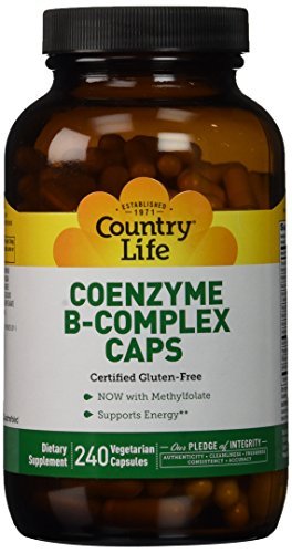 Country Life Coenzyme B-Complex Caps -- 240 Vegetarian Capsules