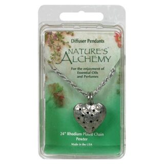 Nature's Alchemy Heart Diffuser Pendant -- 1 Pendant