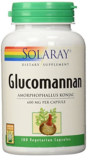 Solaray Glucomannan 600 mg -- 100 Vegetarian Capsules