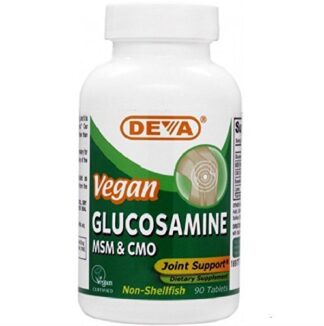 DEVA Vegan Glucosamine MSM & CMO -- 90 Tablets