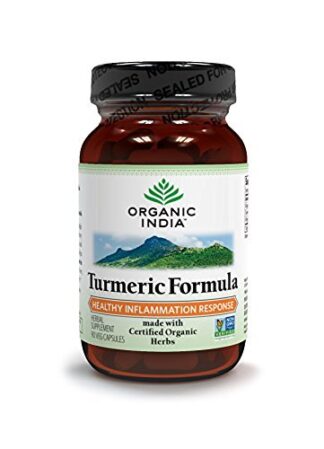 Organic India Tumeric Formula -- 90 Vegetarian Capsules