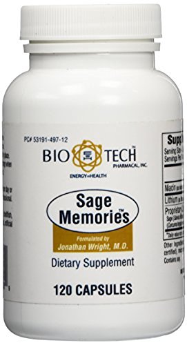 Bio-Tech Pharmacal Sage Memories -- 120 capsules