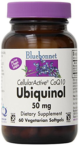 Bluebonnet CellularActive CoQ10 Ubiquinol 50 mg -- 60 Veg Soft