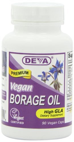 DEVA Vegan Borage Oil -- 500 mg - 90 Vcaps