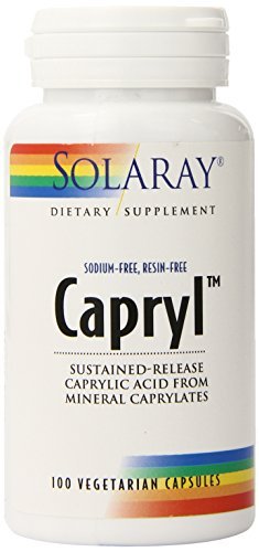 Solaray Capryl -- 100 Vegetarian Capsules
