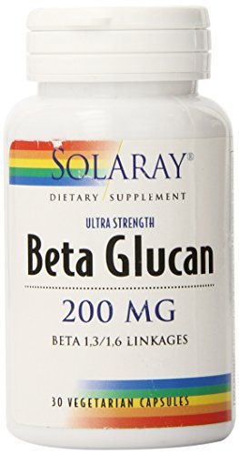 Solaray Beta Glucan 200mg -- 30 Vegetarian Capsules